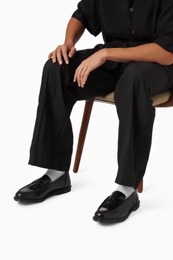 Mayfare Penny Loafers in Polished Smooth Leather