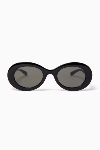 Oval Sunglasses in Acetate