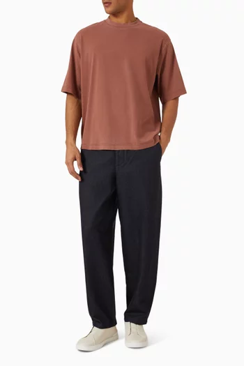 Barrel Fit Pants in Cotton-blend