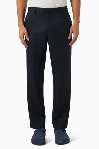 Regular Fit Pants in Linen