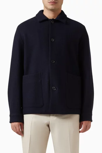 Jerseywear Alpe Chore Jacket in Wool and Cashmere