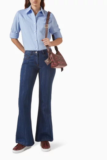 Flared-fit Jeans in Denim