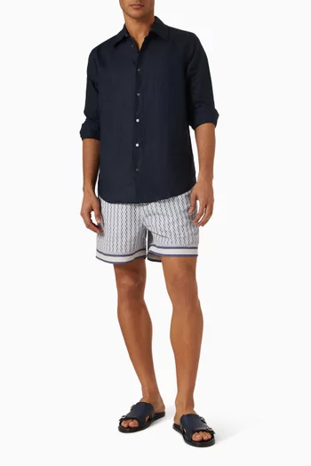 Galliano Border Swimshorts