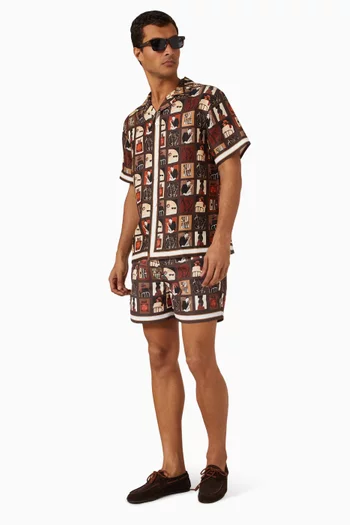 Wilson Printed Swim Shorts