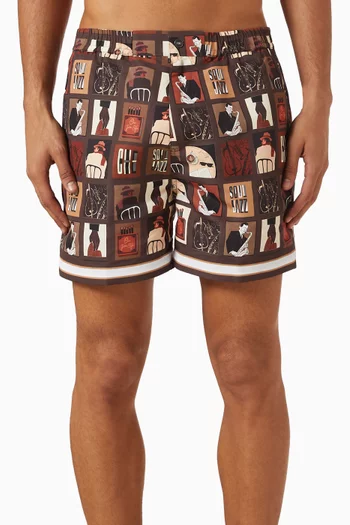 Wilson Printed Swim Shorts