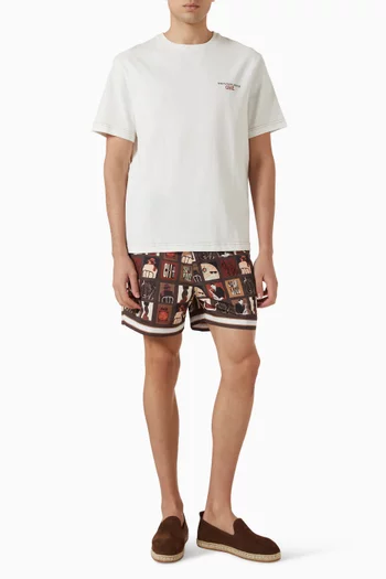 Jazz Cafe-print T-shirt in Cotton