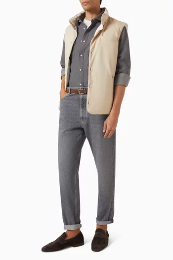 Western Shirt in Lightweight Denim