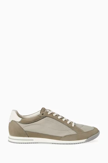 Sneakers in Nylon & Nubuck
