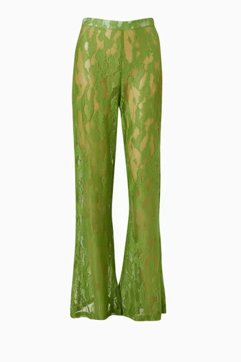 Porto Flared Lace Pants