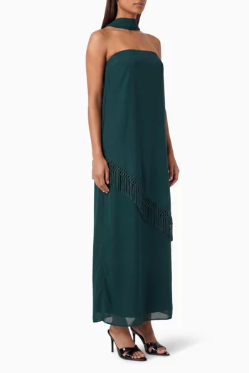 Eloisa Strapless Dress in Crepe