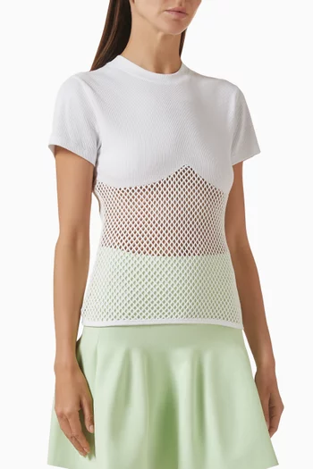 High Summer Hybrid T-shirt in Net
