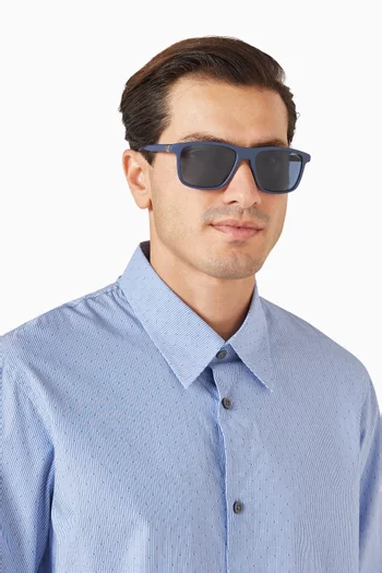 Rectangle Sunglasses in Acetate