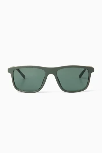 Rectangle Sunglasses in Acetate