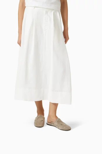 Dazzling Broderie Anglaise Mules in Suede