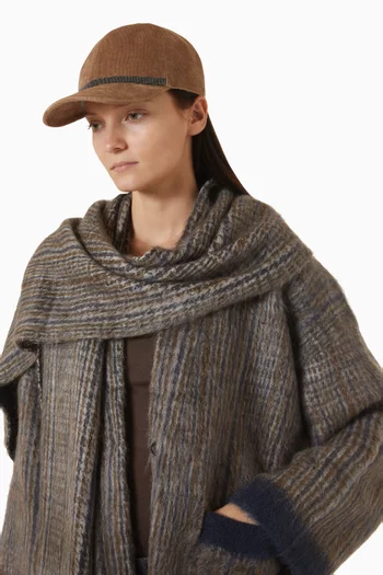 Monili Baseball Cap in Corduroy