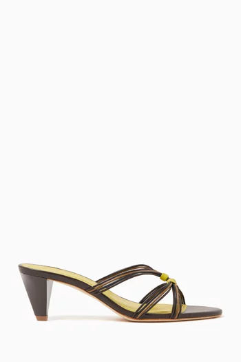 Carrie 60 Mules in Nappa Leather
