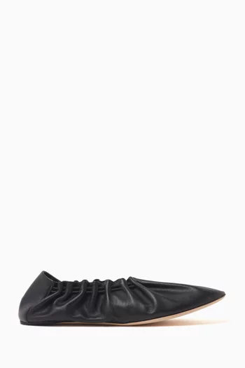 Rue Ballerina Flats in Leather