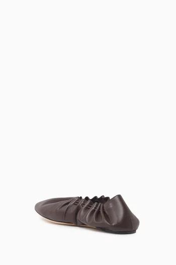 Rue Ballerina Flats in Leather