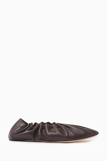 Rue Ballerina Flats in Leather