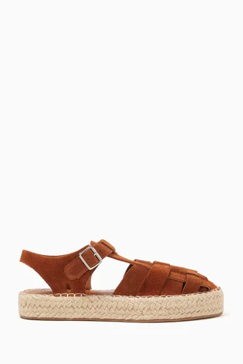 Hemingway Platform Sandals in Suede