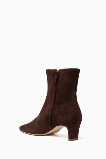 Wally 55 Ankle Boots in Suede