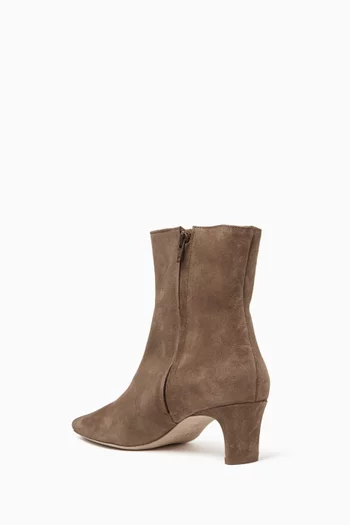 Wally 55 Ankle Boots in Suede