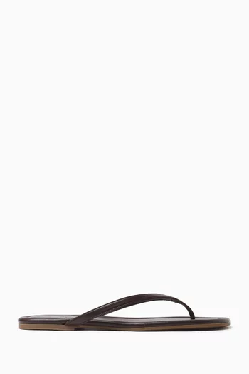Freja Thong Sandals in Nappa Leather
