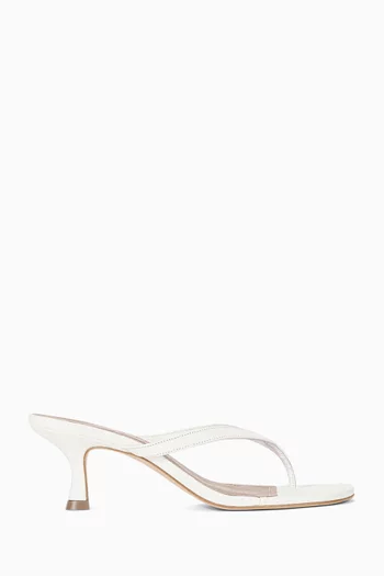Freja 60 Thong Sandals in Nappa Leather