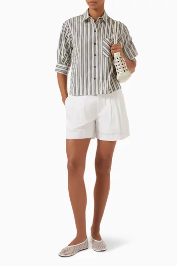 Chappel Tailored Shorts in Lyocell & Linen