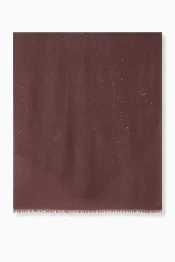 Diamond Yarn Scarf in Cashmere & Silk
