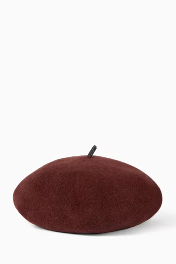 Monili Beret in Wool