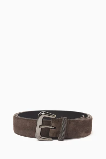 Monili Belt in Suede