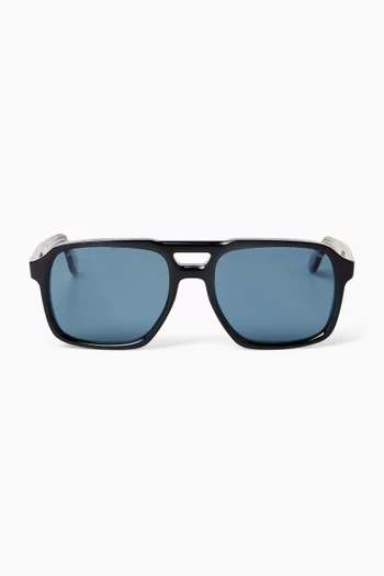 1394 Aviator Sunglasses in Acetate