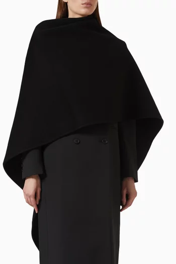 Colette Doublé Cape in Wool-blend