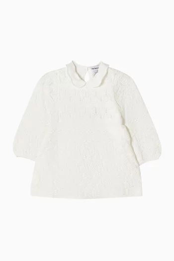 Collar Dress in Knit