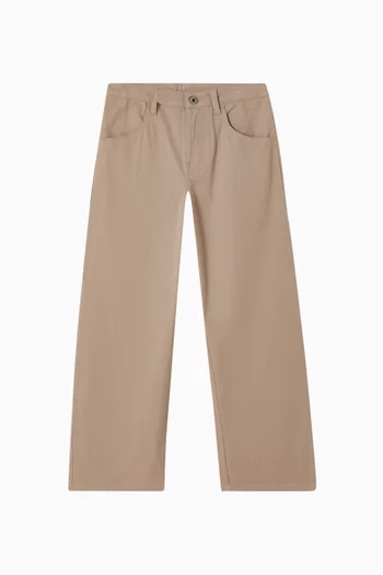Straight-leg Jeans in Denim Twill