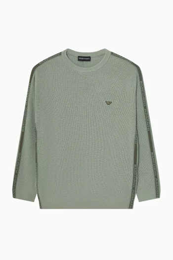 Logo Sweater in Knit