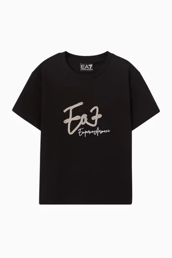 Logo Graphic T-shirt in Cotton