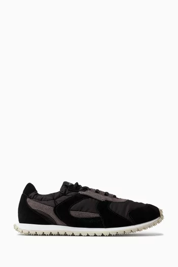 Hong Kong Capsule Sneakers in Suede & Nylon