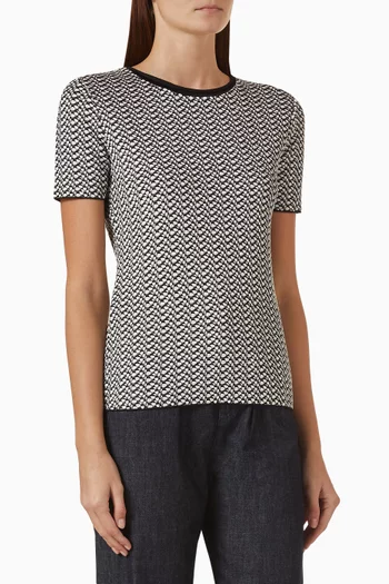 Geometric Jacquard Sweater
