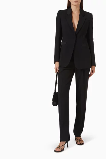 Tailored Blazer in Satin