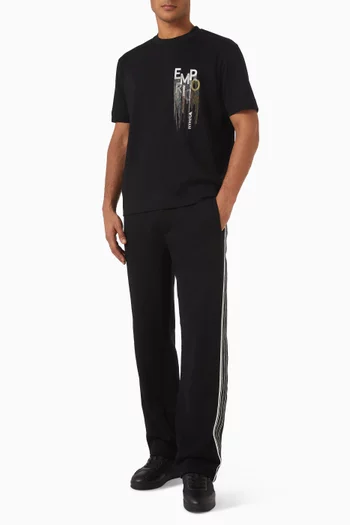Embroidered Logo T-shirt in Jersey