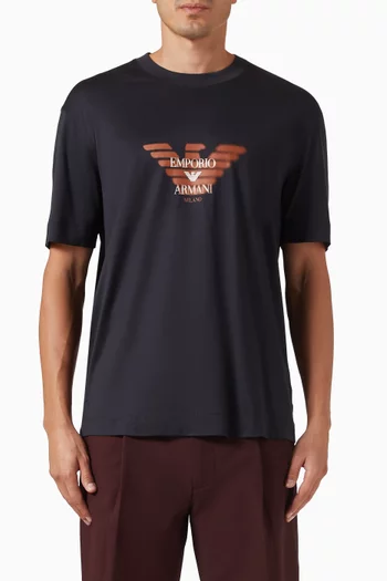 Graffiti Logo T-shirt in Lyocell-blend