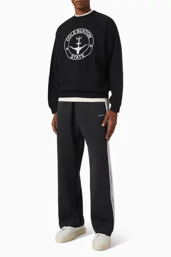 State Raglan Sweatshirt in Cotton