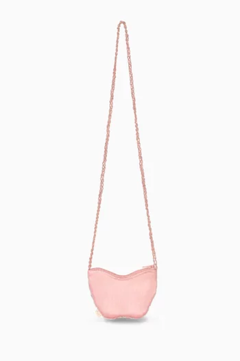 Beaded Butterfly Crossbody Bag