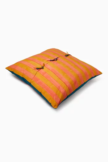 Floral Filled Cushion Cover in Cotton, 60cm x 60cm