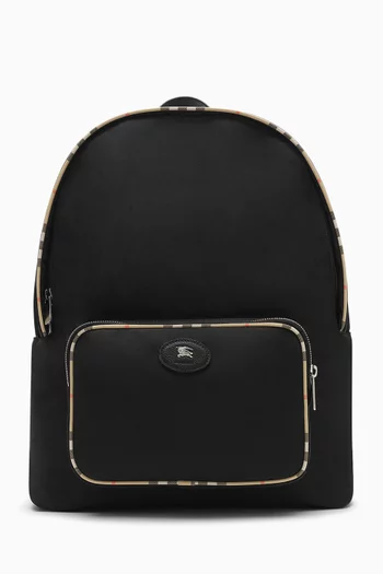 Check-trim Backpack in Nylon