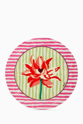 Floral Placemat in Lacquered Cork