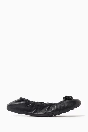 Fantasmina Ballerina Flats in Leather