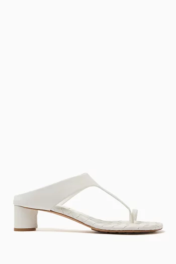 Livia Thong Sandals in Nappa Leather